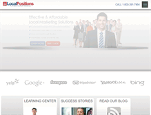 Tablet Screenshot of localpositions.com